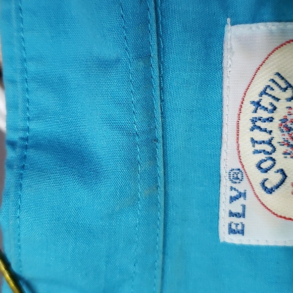 Vintage ELY Country Charmers Womens  Size Large Snap Button Western Aztec - Picture 13 of 13